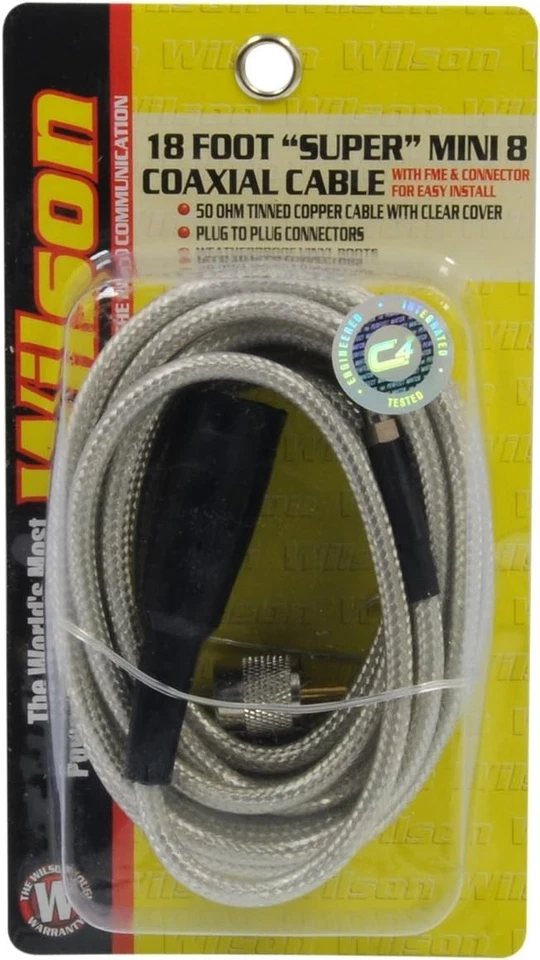 18FT Coax Cable with Removable Connectors - Perfect for Indoor/Outdoor CB Use - Image 4 of 4