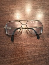 Vintage CAZAL 734 Gold Black Eyeglass Frames sunglasses Rap Hip Hop