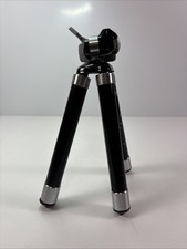 Vintage British Ensign Portable Table Tripod Black w 1 3/4 Inch Mounting Plate