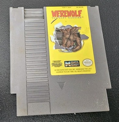 Data East Werewolf: The Last Warrior Nintendo NES NTSC-U/C 1990