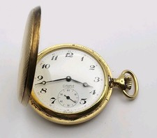 Vintage Arnex Remontoir Ancre Ligne Droite 17 Jewels Pocket Watch For Repair