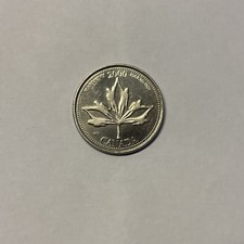 2000 Canadian 25-Cent Harmony/June Millennium Quarter Coin