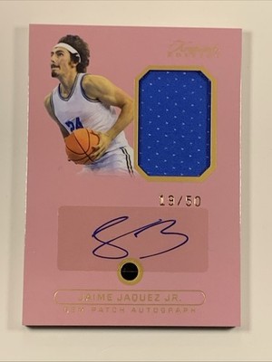 Jaime Jaques Jr. Relic Patch Auto Card Keepsake Edition /50 Gem Relic
