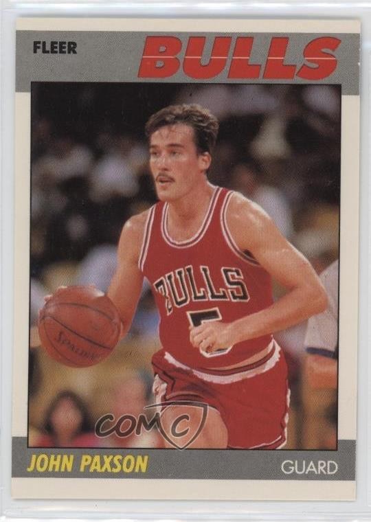 1987-88 Fleer John Paxson #83 12g7