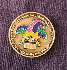 Rare Dancingfool Geocoin 173 Maryland Geocaching Society 2005 MGS