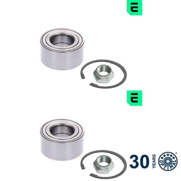 2X Radlagersatz Optimal 961620 2 Radlager Satz Links Rechts Vorderachse-image