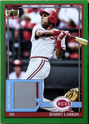2026 Topps Series 1 T91-81 Barry Larkin Cincinnati Reds Crackle