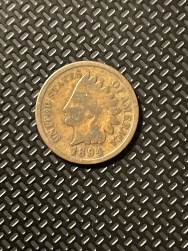 1894 Indian Head Penny Cent Coin In Good Condition ~