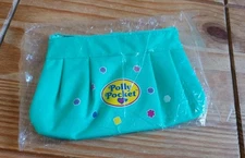 Vintage Polly Pocket Fabric Zipped Purse 1992. New In Bag Ultra Rare P.R.D