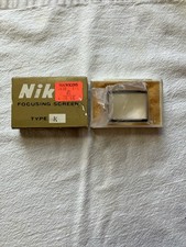Nikon Focusing Screen Type K Japan. NOS. E