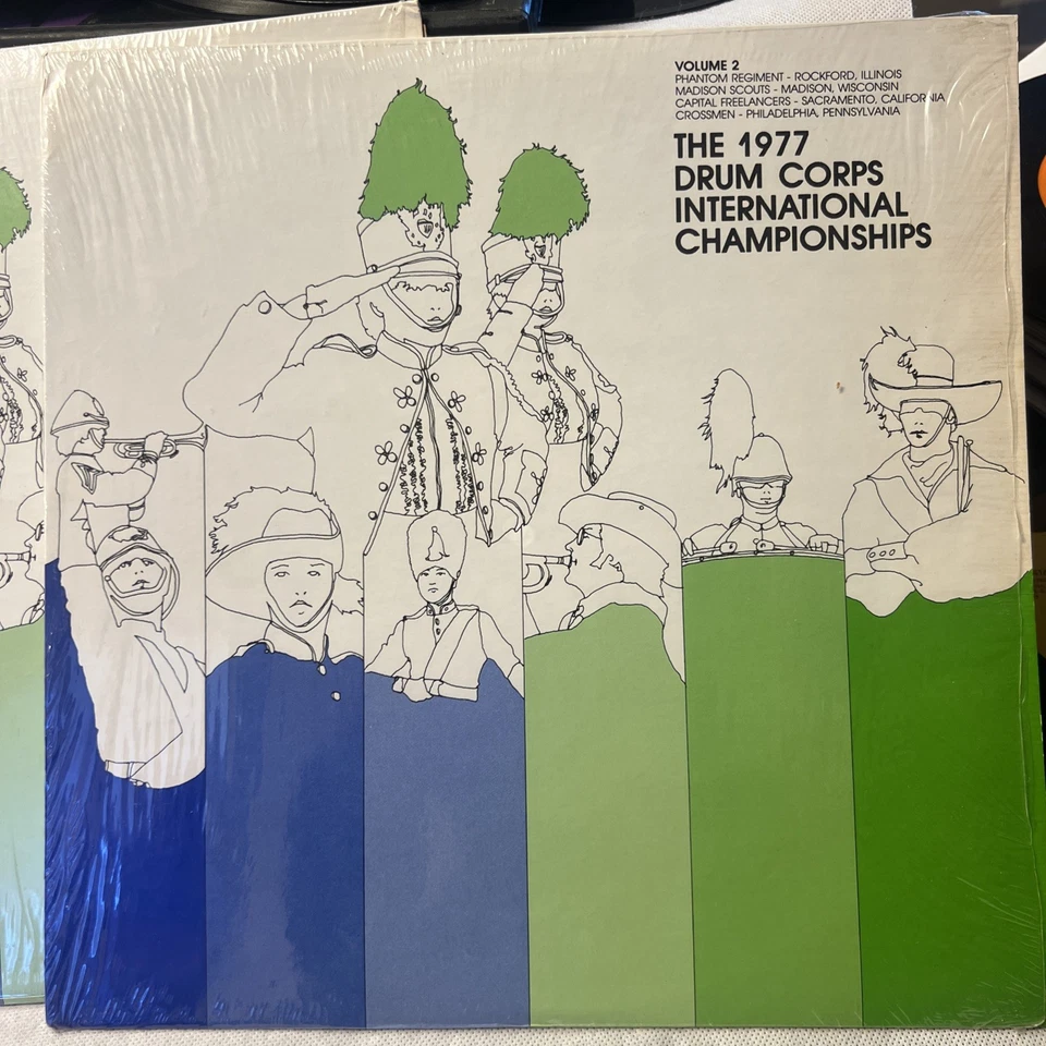 1977 Drum Corps International Championships LPs VOLS 2, 3 SHRINK ULTRASONIC CLN! - Image 2 of 4