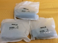 Lot of 3 Enphase Male QD-CONN-10M Field Wireable Connector for Q Cable