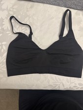 Victoria  s Secret Black Lounge Bralette, Unlined Size Large NWOT