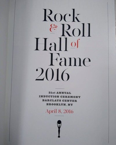 31. Rock & Roll Hall of Fame 2016 Einführungszeremonie Programm ~ billiger Trick - Bild 2 von 3