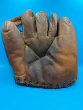 Vintage Baseball Glove Split finger Mitt Bob Feller 654 on The Hot Collector
