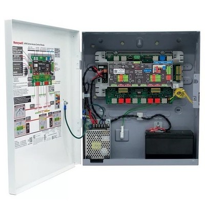 Honeywell MPA4 Quad-Door Access Control Panel with Enclosure, no battery.