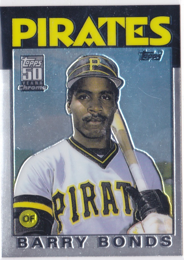 2001 Topps Chrome Traded Barry Bonds 1986 #11T NM-MT Reprint Pirates