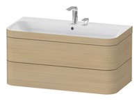 Duravit Happy D.2 Plus C-Bonded Komplett-Set WandhäNgend Mit 2 AuszüGen Mit 2...