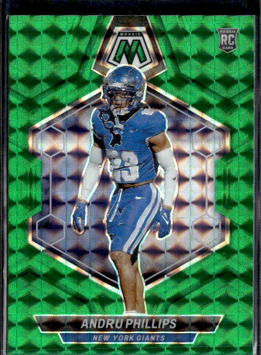 2024 Panini Mosaic #362 Andru Phillips Mosaic Green