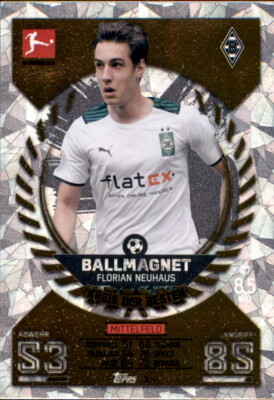Match Attax 2021 2022 21/22 Nr. 7 - Florian Neuhaus - Kreis der Besten