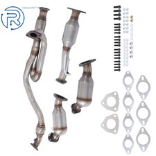 For 2009-2017 GMC Acadia 3.6L All 3 Catalytic Converters w/ Exhaust Flex Y-pipe