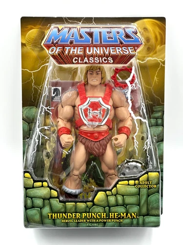 MASTERS OF THE UNIVERSE CLASSICS THUNDER PUNCH HE-MAN MOTU 2011 MATTEL