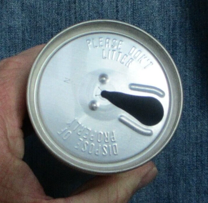 VINTAGE HAMM'S BEER CAN Empty Steel Pull Tab Olympia Brewing Company CF2 - Image 4 of 4
