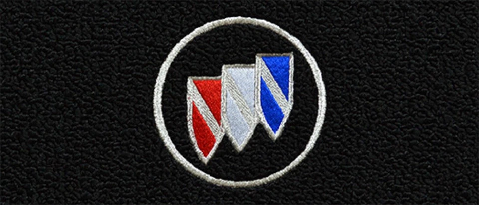 Alfombrillas Buick GS 1968-1972 Buick Shield Logo 4 piezas bucle Foto 2 de 4