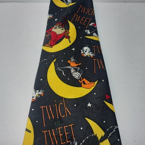 Vintage Looney Tunes Cartoon Ties Silk & Polyester - Picture 4 of 73