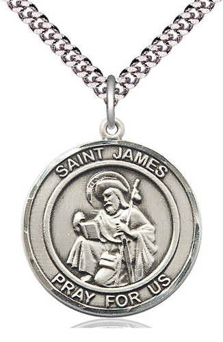 Sterling Silver Round Patron Medal YOU CHOOSE SAINT Bliss NEW - Picture 15 of 34