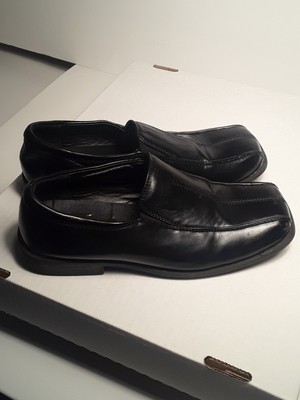 Stacy Adams 41249B-01 Nate Boys Black Dress Shoes Loafers  display picture 3