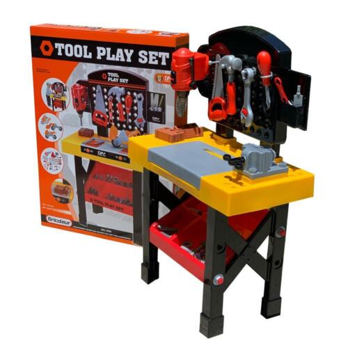 54 Piece Tool Play Set for Kids HandyMan Playset, 54 Piece Tool Set Workshop - Picture 1 of 2
