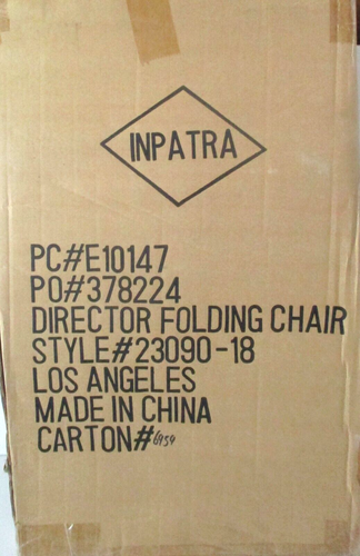 New Coca-Cola American Idol Director Chair Style 23090-18 - Picture 3 of 5