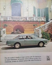 LANCIA FLAVIA LX COUPE' 1,8 INIEZIONE - Rara Pubblicità originale d'epoca 1967