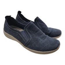 easy Spirit Shoes Womens Size 8M Blue Lentigua Sneakers Flats Casual Loafers 