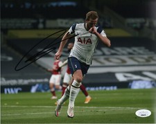 Tottenham Hotspur Harry Kane Autographed Signed 8x10 EPL Photo JSA COA #7