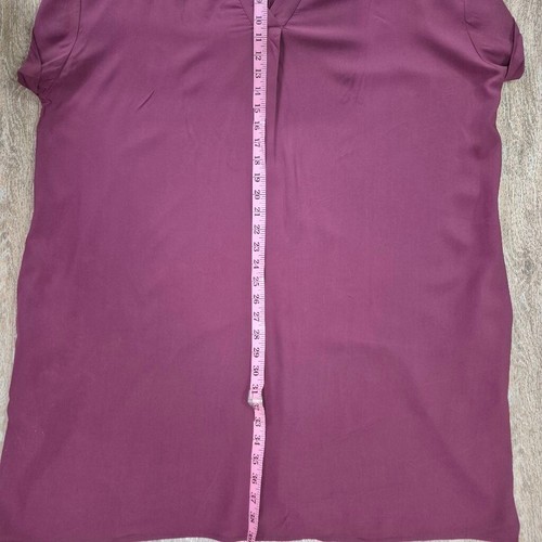 Damen Gap Kleid XXL Lila V-Ausschnitt Kurzarm - Bild 9 von 9