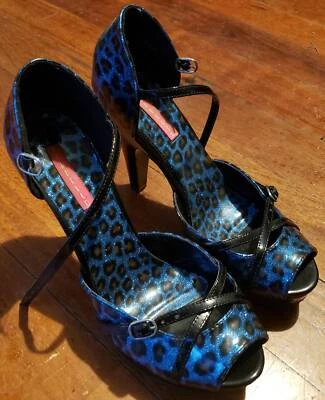 sparkly cheetah heels