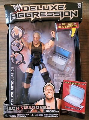 2009 Jakks WWE Jack Swagger Deluxe Aggression Series 22 MIB