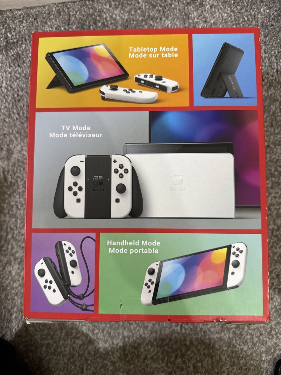 Nintendo Switch OLED Model HEG-001 Handheld Console - 64GB - White