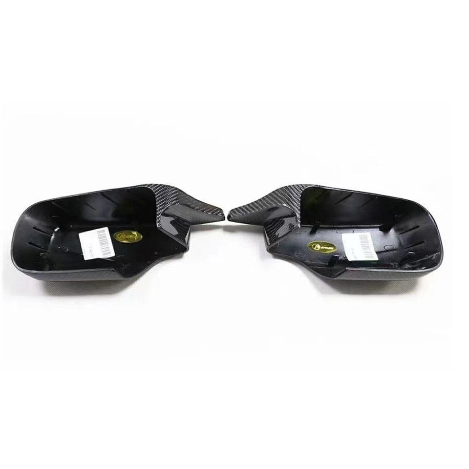 1Pair Car Rear View Side Mirror Cover For BMW E46 325i 330i 1998-05 Carbon Fiber — 第 3/4 张图片