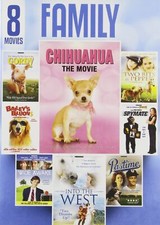 8 Movie Family Pack DVD, 2011, 2-Disc Set NEW