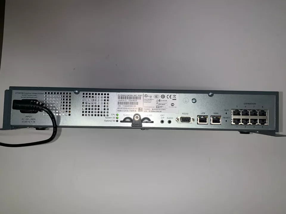 AVAYA IP OFFICE 500 V2 PBX ***NOVO PREÇO*** - Imagem 4 de 4