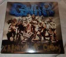 GWAR Carnival Of Chaos SEALED 2018 2LP Limited Edition Yellow Red Splatter Metal
