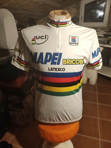 Maglia Ciclismo Sportful Mapei 1998 Uci nos con etichette taglia XXL | eBay