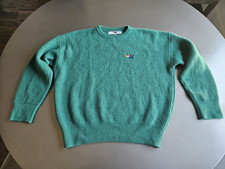 Aviator Nation Vintage Cabin Cashmere Sweater Green; Unisex Size S; Made in USA!