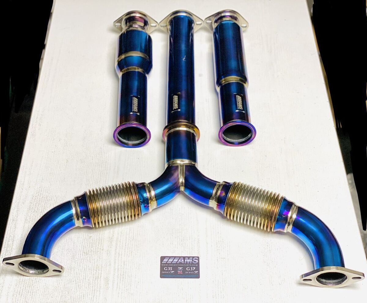 AMS SEKUSHI MODULAR HR Y-PIPE 350Z 370Z / G35 G37 / VR30DDTT AMS SEKUSHI MODULAR HR Y-PIPE 350Z 370Z / G35 G37 / VR30DDTT