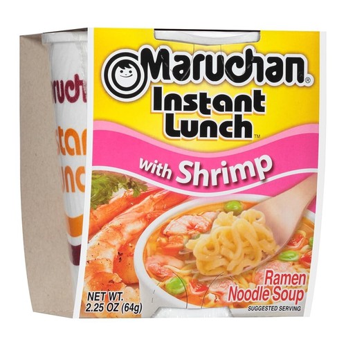 Instant Lunch Shrimp, Ramen Noodle Soup, Microwaveable Meal, 2.25 Oz, 12 Count - Picture 4 of 7
