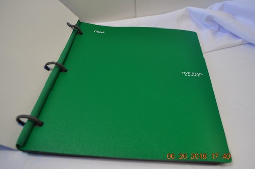 Five Star ~ Flex ~ 1" Hybrid NoteBinder ~ 200 Sheet Capacity (Choose Color) - Picture 2 of 4