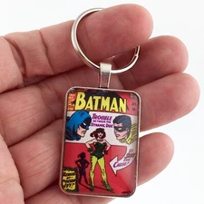 BATMAN #181 Cover Key Ring or Necklace 1st Appear. POISON IVY Classic DC COMIC